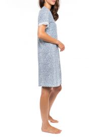 Γυναικείο Νυχτικό Pink Label - Κοντό μανίκι - Animal print