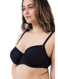 Σουτιέν Dorina Savanna - Μαύρο + Μπεζ - Μεγάλα μεγέθη - 1+1 ΔΩΡΟ - Χωρίς Ενίσχυση - Με Μπανέλα - Cup D - E