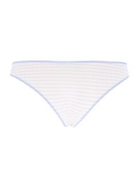 Γυναικείο Slip Brazil Cotonella - Λαχούρ/Σιέλ/Ριγέ Κρεμ - Οικολογικό βαμβάκι - 3 Τεμάχια