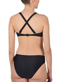 Σετ Γυναικείο μαγιό Naturana - Μαύρο Μπικίνι - Plus size - Χωρίς Ενίσχυση - E cup