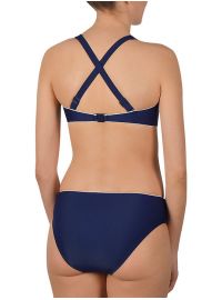 Σετ Γυναικείο μαγιό Naturana - Μπλε Μπικίνι - Plus size - Χωρίς Ενίσχυση - E cup