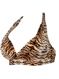 Μαγιό τρίγωνο Rock Club Tiger - Animal Print - Τοπ Bikini - Μεγάλο στήθος - Cup E