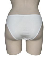 Γυναικείο Slip Mini MEI - Λευκό - Οικολογικό βαμβάκι - Μαλακό Λάστιχο