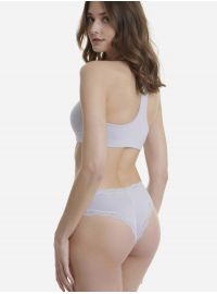 Γυναικείο brazil slip Walk με σχέδια - Δαντέλα - Brief από ίνες bamboo - 2 pack