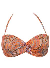 Μαγιό Σουτιέν Strapless Rock Club Scarf - Πορτοκαλί Bikini - Cup B