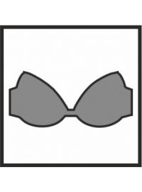 Μαγιό τρίγωνο Rock Club Lilium - Πορτοκαλί - Τοπ Bikini - Cup D