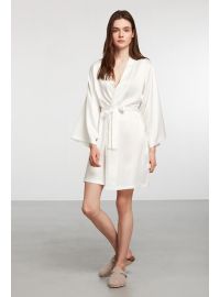 Νυφική ρόμπα Penye Mood  - Εκρού - Σατέν