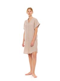 Γυναικείο Νυχτικό Pink Label -  Skin - Σεμιζιέ - Κοντό Μανίκι - Cotton