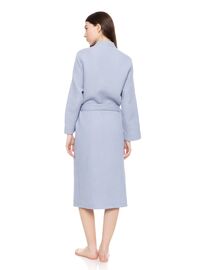 Γυναικεία Ρόμπα Pink Label - Midi - Blue Cloud - Cotton - Regular Fit