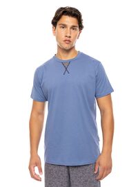 Ανδρική Καλοκαιρινή Πυτζάμα Ulisse - Cosmos Blue - Blue Print - Κοντό μανίκι - Cotton