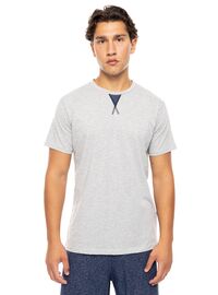 Ανδρική Καλοκαιρινή Πυτζάμα Ulisse - Grey - Κοντό μανίκι - Cotton