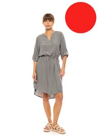 Γυναικείο Beachdress Pink Label - Φόρεμα - Κόκκινο - Regular Fit - Viscose