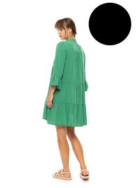 Γυναικείο Beachdress Pink Label -  Φόρεμα - Μαύρο - Regular Fit - ViscoseΓυναικείο Beachdress Pink Label -  Φόρεμα - Μαύρο - Regular Fit - Viscose