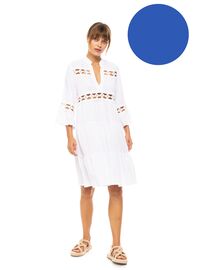 Γυναικείο Beachdress Pink Label -  Φόρεμα - Ultra Violet - Regular Fit - Viscose