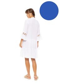 Γυναικείο Beachdress Pink Label -  Φόρεμα - Ultra Violet - Regular Fit - Viscose