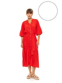 Γυναικείο Beachdress Pink Label - Σεμιζιέ Μακρύ Φόρεμα - Λευκό - Viscose