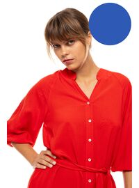 Γυναικείο Beachdress Pink Label - Σεμιζιέ Μακρύ Φόρεμα - Ultra Violet - Viscose