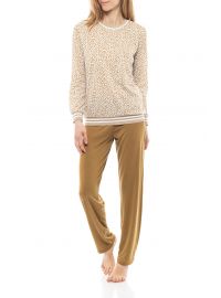 Γυναικεία Πυτζάμα Pink Label - Animal print - Χρυσό