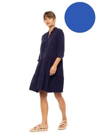 Γυναικείο Beachdress Pink Label -  Φόρεμα Σμιζιέ - Ultra Violet - Regular Fit - Viscose