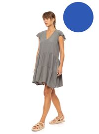 Γυναικείο Beachdress Pink Label -  Φόρεμα - Ultra Violet - Regular Fit - Viscose