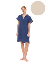 Γυναικείο Νυχτικό Pink Label -  Skin - Κοντό Μανίκι - Cotton