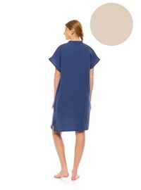 Γυναικείο Νυχτικό Pink Label -  Skin - Κοντό Μανίκι - Cotton