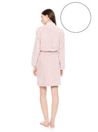 Γυναικεία Ρόμπα Pink Label - Κοντή - Λευκή - Bamboo - Regular Fit