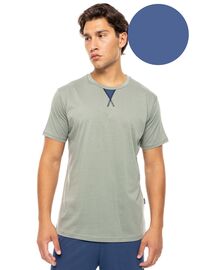 Ανδρική Καλοκαιρινή Πυτζάμα Ulisse - Cosmos Blue - Κοντό μανίκι - Cotton