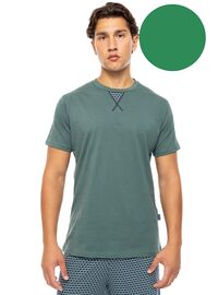 Ανδρική Καλοκαιρινή Πυτζάμα Ulisse - Sea Green - Print - Κοντό μανίκι - Cotton