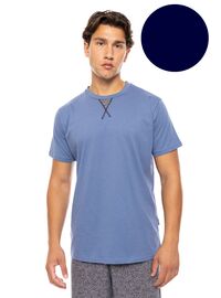 Ανδρική Καλοκαιρινή Πυτζάμα Ulisse - Yacht Blue - Blue Print - Κοντό μανίκι - Cotton