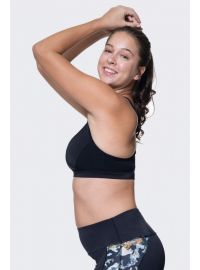 Σουτιέν αθλητικό Dorina Sports Bra Madeira - Μαύρο - Τέλειο Κράτημα