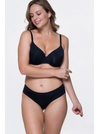 Σουτιέν Dorina - 1+1 ΔΩΡΟ - Μαύρο & Ροζ - Μεγάλα μεγέθη - Cup D E