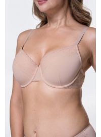 Σουτιέν Dorina - 1+1 ΔΩΡΟ - Μαύρο & Ροζ - Μεγάλα μεγέθη - Cup D E