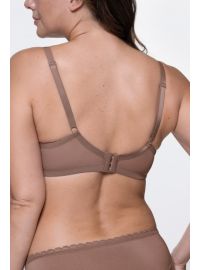Σουτιέν Dorina Jana - Καφέ -  Μπεζ - Μεγάλα μεγέθη - 1+1 ΔΩΡΟ - Χωρίς Ενίσχυση - Cup E - F