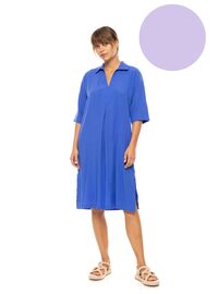 Γυναικείο Beachdress Pink Label - Φόρεμα - Levander - Regular Fit - Viscose