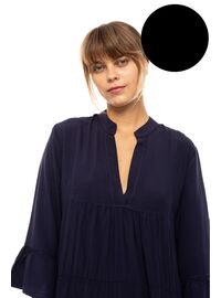 Γυναικείο Beachdress Pink Label -  Φόρεμα Midi - Μαύρο - Regular Fit - Viscose