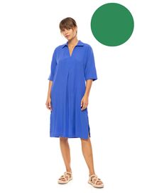 Γυναικείο Beachdress Pink Label - Φόρεμα - Sea Green - Regular Fit - Viscose