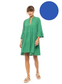 Γυναικείο Beachdress Pink Label -  Φόρεμα - Ultra Viole - Regular Fit - Viscose