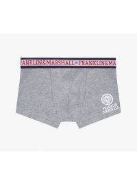 Ανδρικά boxer Franklin and Marshall - Γκρι - Μπλε - 2 pack