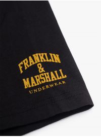 Ανδρικό Φανελάκι Franklin and Marshall - Κοντομάνικο - Μαύρο
