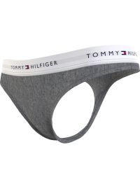Γυναικείο String Tommy Hilfiger - Βαμβακερό - Γκρι