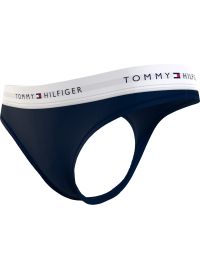 Γυναικείο String Tommy Hilfiger - Βαμβακερό - Μπλε