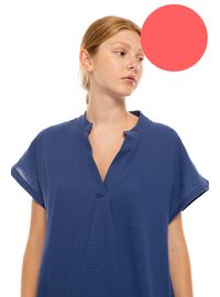 Γυναικεία πυτζάμα Pink Label Coral- Σορτσάκι - Κοντομάνικη - Regular Fit - Cotton