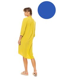 Γυναικείο Beachdress Pink Label -  Φόρεμα - Cosmos Blue - Regular Fit - Viscose