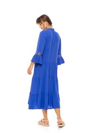 Γυναικείο Beachdress Pink Label -  Ultra Violet - Midi Φόρεμα - Regular Fit - ViscoseΓυναικείο Beachdress Pink Label -  Ultra Violet - Midi Φόρεμα - Regular Fit - Viscose