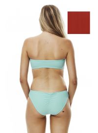 Γυναικείο μαγιό σλιπ Piha - Ψηλό κόψιμο - Κανονικό - Κεραμιδί