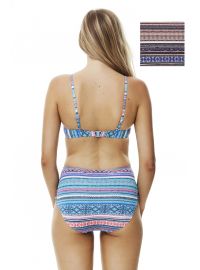 Γυναικείο ψηλόμεσο μαγιό Piha Persian Dream - Mix and Match σλιπ - Κανονικό