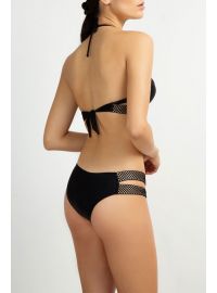 MED μαγιό σλιπ Carly - Μαύρο Χρυσό - Mix and Match Κανονικό