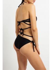 MED μαγιό σλιπ Lexxy - Mix and Match Κανονικό - Μαύρο δετό