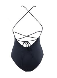 Γυναικείο μαγιό ολόσωμο Rock Club - Βαθύ ντεκολτέ - Μαύρο Κανονικό